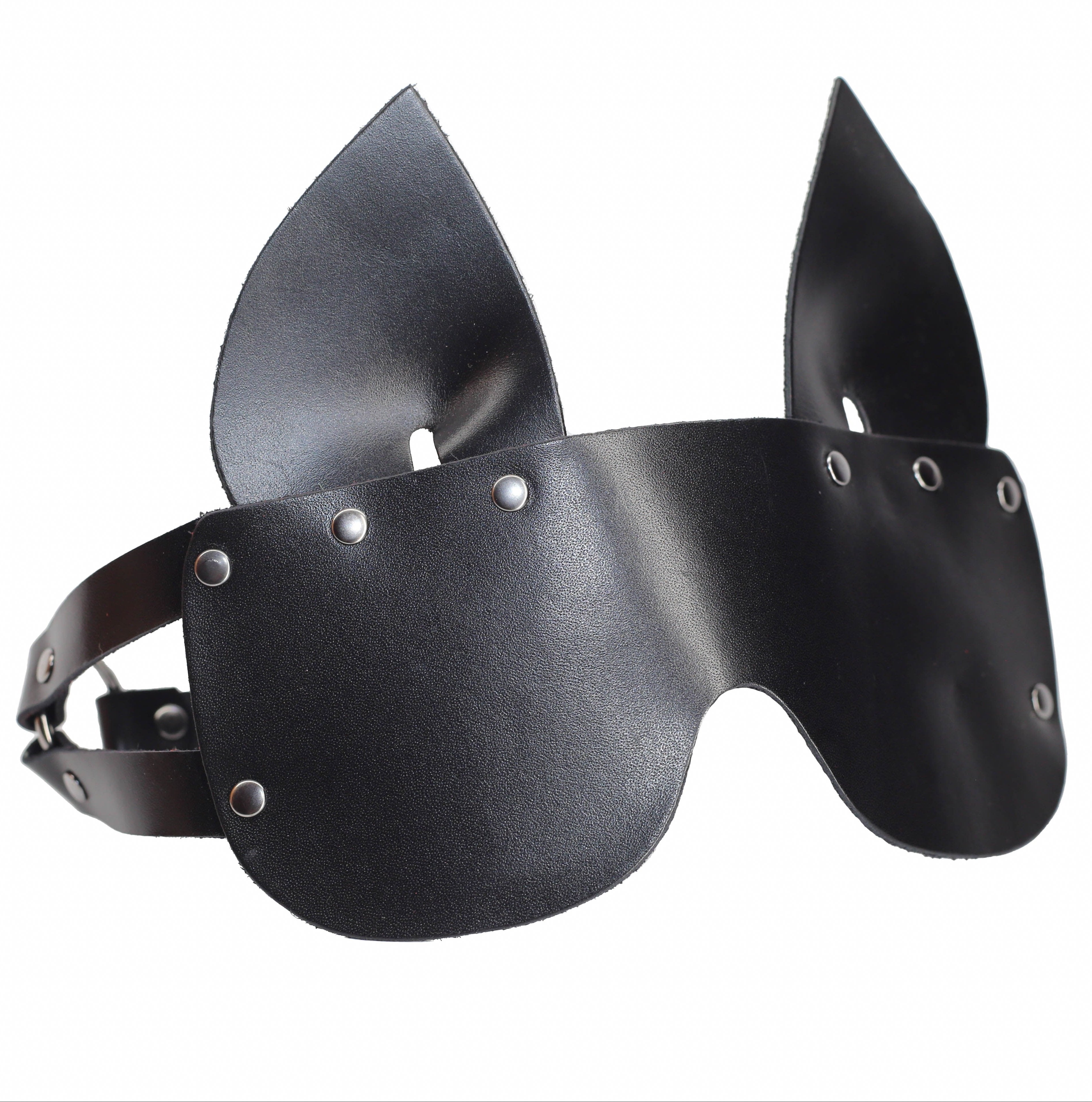 Leather Cat Mask