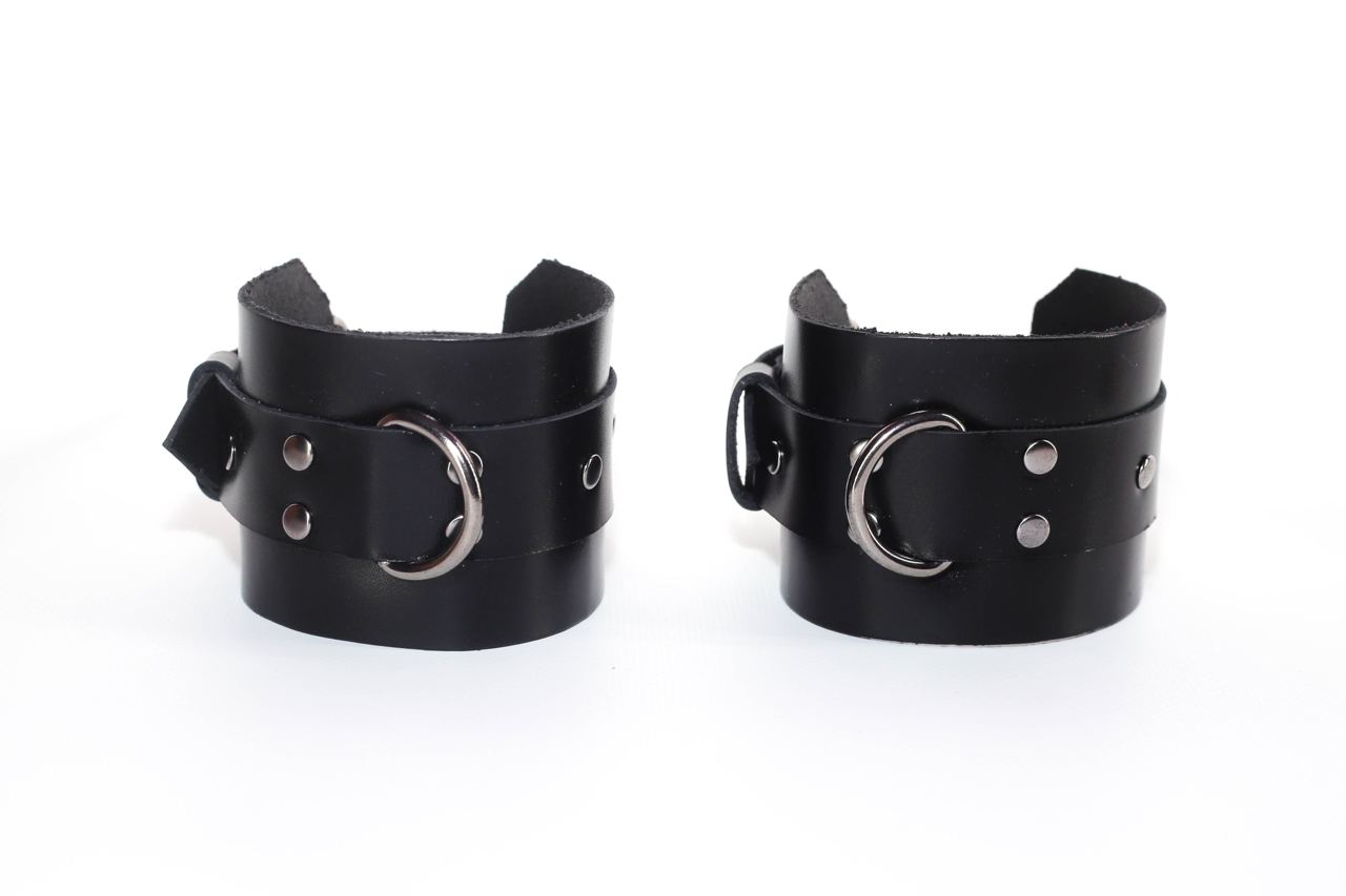 Leather Restraints Hand & Ankle Cuffs