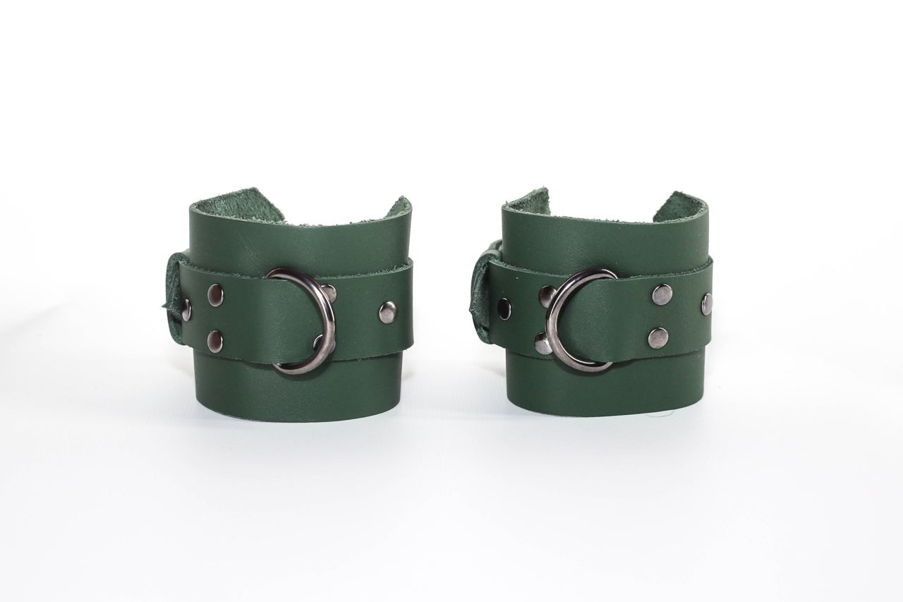 Leather Restraints Hand & Ankle Cuffs